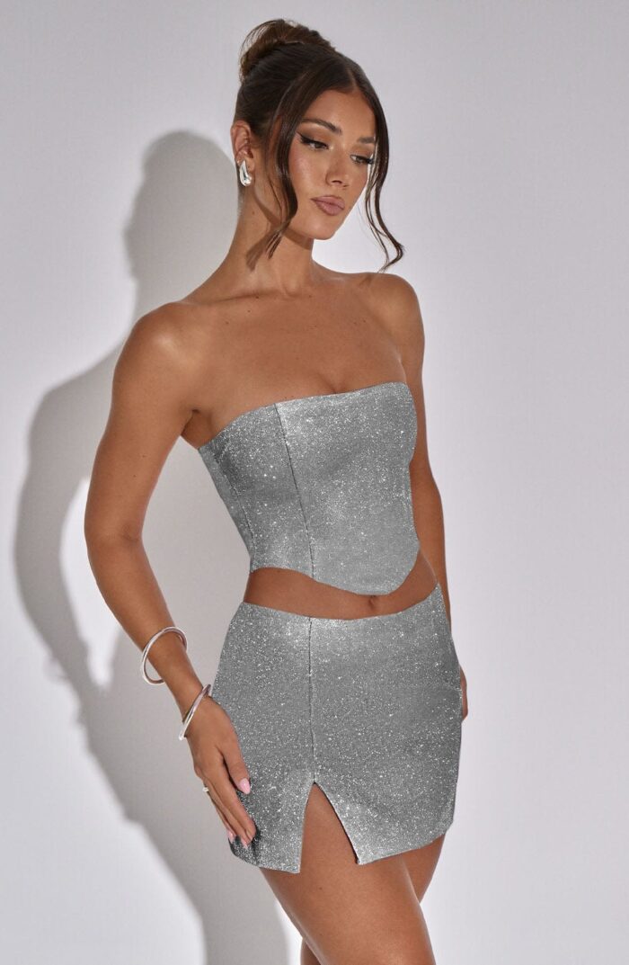 Aimee Top - Silver - Image 5