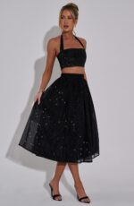 Alani Crop Top - Black Sparkle - Image 7