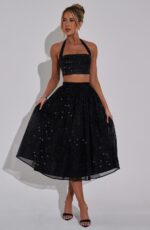 Alani Crop Top - Black Sparkle - Image 6