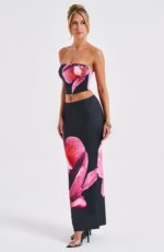 Allegra Top - Black Floral Print - Image 7