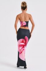 Allegra Top - Black Floral Print - Image 9