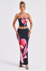Allegra Top - Black Floral Print - Image 10
