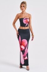Allegra Top - Black Floral Print - Image 8
