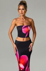 Allegra Top - Black Floral Print - Image 4