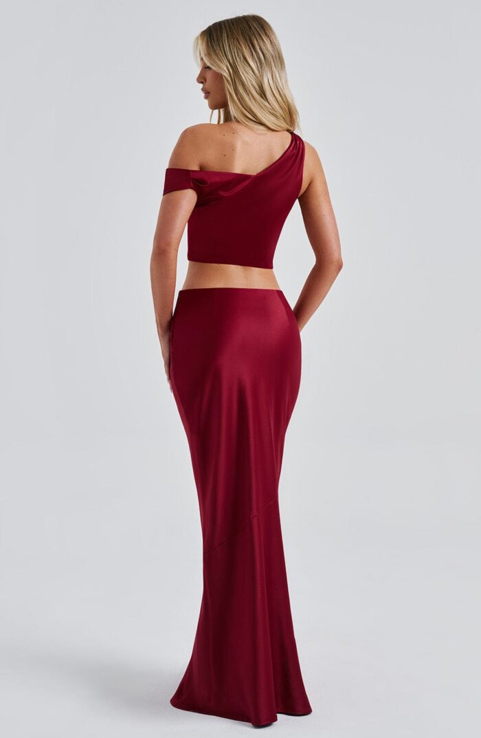 Audra Top - Burgundy - Image 4