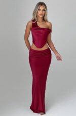 Audra Top - Burgundy - Image 5