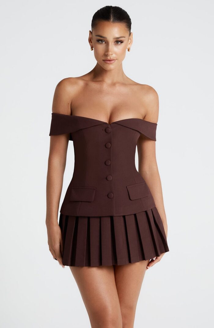 Blakely Top - Plum Brown - Image 2