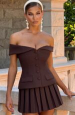 Blakely Top - Plum Brown - Image 11